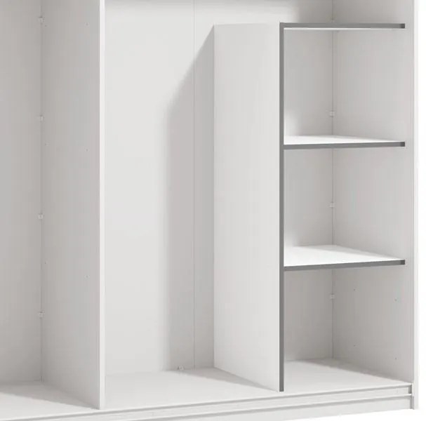 Σετ Ράφια FUP Λευκό 46,5x45,5x116,5 εκ.