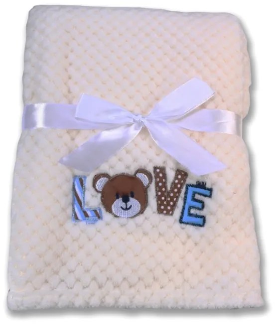 Βρεφική κουβέρτα Fleece Cangaroo Freya White 3800146263973