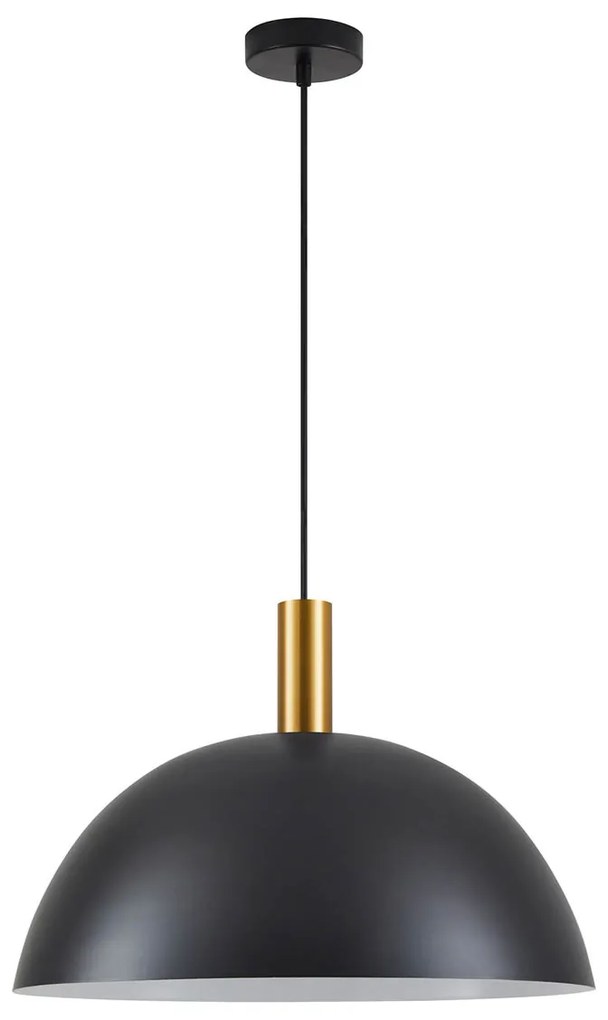 Φωτιστικό Οροφής Μονόφωτο Homelighting 77-8592 Gold/Black