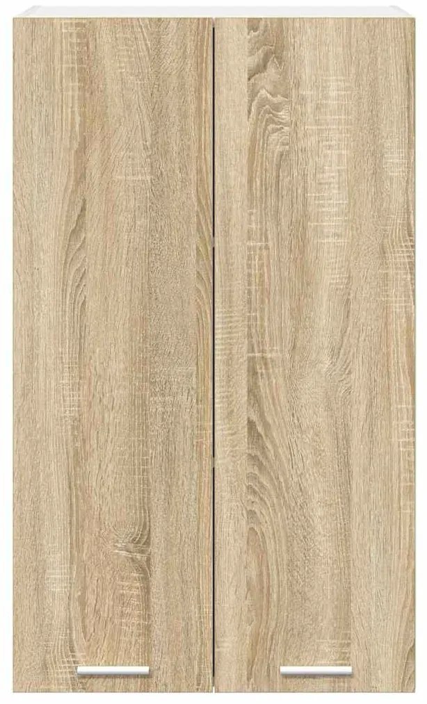 vidaXL Κρεμαστό ντουλάπι με αποθήκευση Δρύς Sonoma 60 x 31 x 100 εκ.