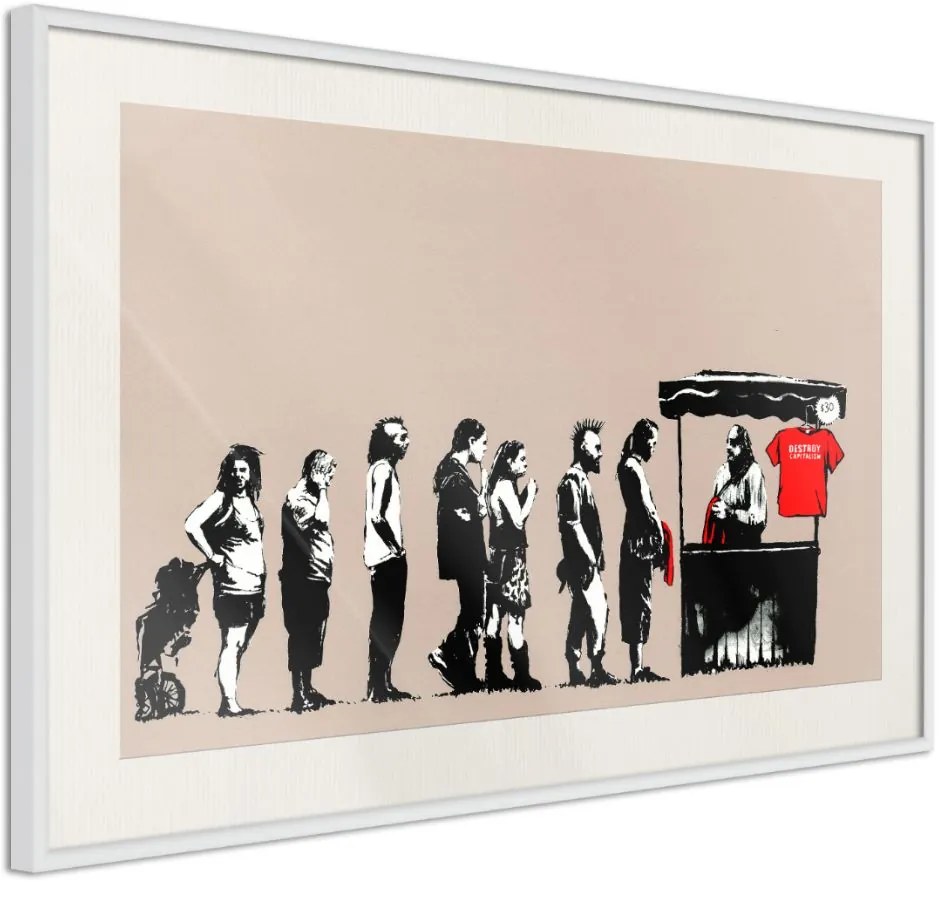 Αφίσα - Banksy: Festival - 30x20 - Χρυσό - Χωρίς πασπαρτού