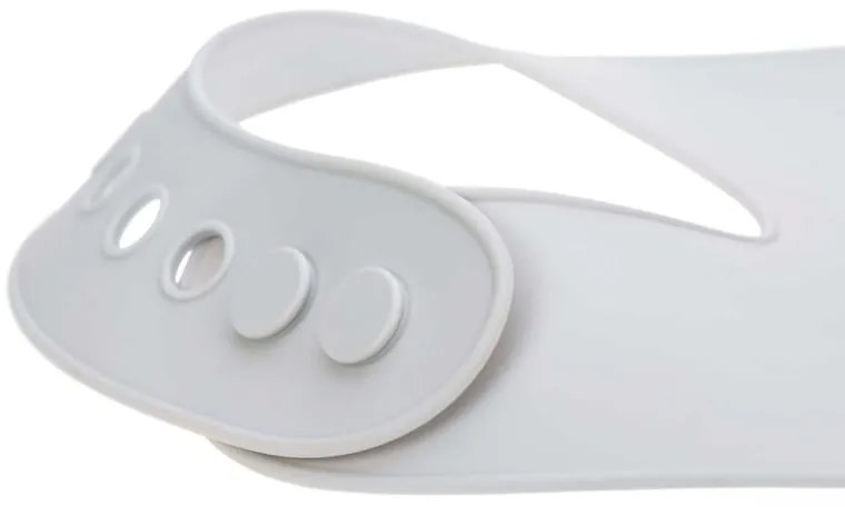 Σαλιάρα σιλικόνης Little Chums Mouse Grey LÄSSIG