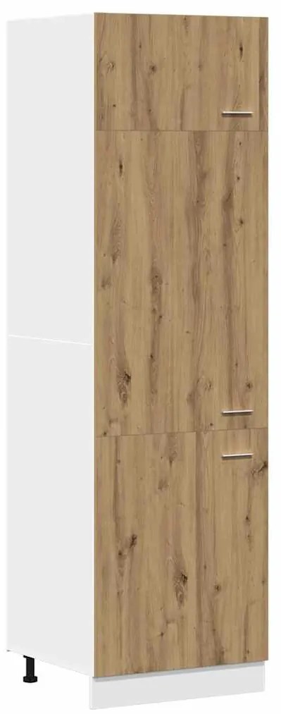 Ντουλάπι ψυγείου Artisan Oak 60x57x207 cm Κατασκευασμένο ξύλο - Καφέ