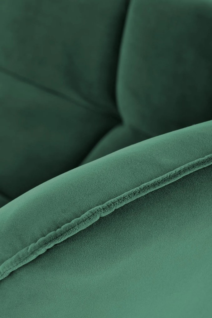 BELTON leisure chair color: dark green