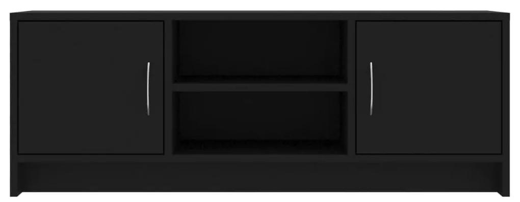 Έπιπλο Τηλεόρασης Μαύρο 102x30x37,5 εκ. Επεξεργασμένο Ξύλο - Μαύρο
