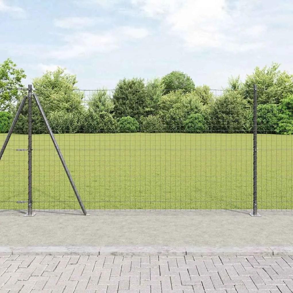 vidaXL στυλοβελόνες με πλατφόρμες, 52 τμχ, Ø32mm, 68,5cm, γαλβανισμένος χάλυβας