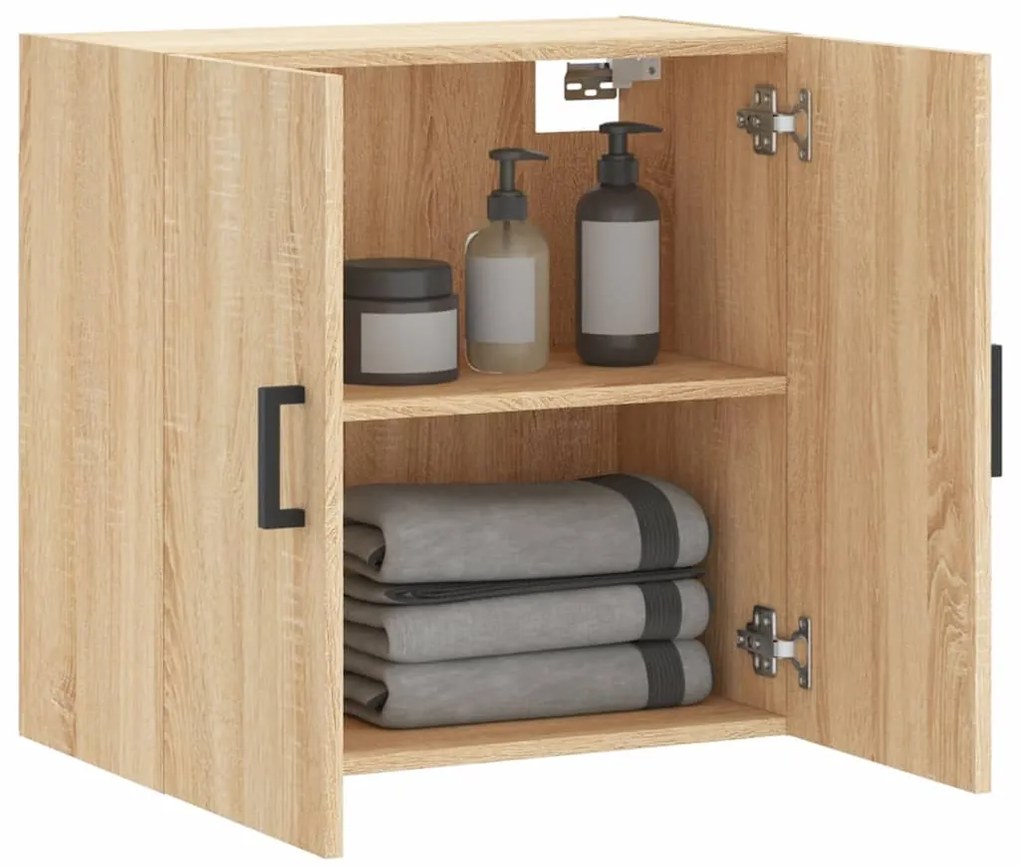 vidaXL Ντουλάπι Τοίχου Sonoma Δρυς 60x31x60 εκ. Επεξεργασμένο Ξύλο