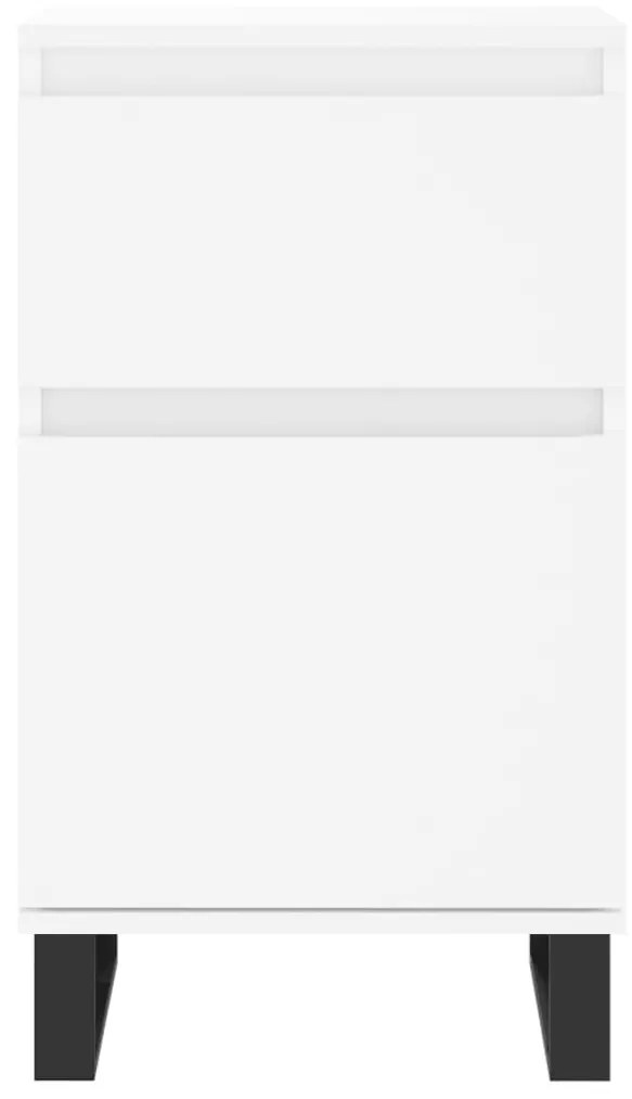 vidaXL Ντουλάπια 2 τεμ. Λευκά 40 x 35 x 70 εκ. από Επεξεργασμένο Ξύλο