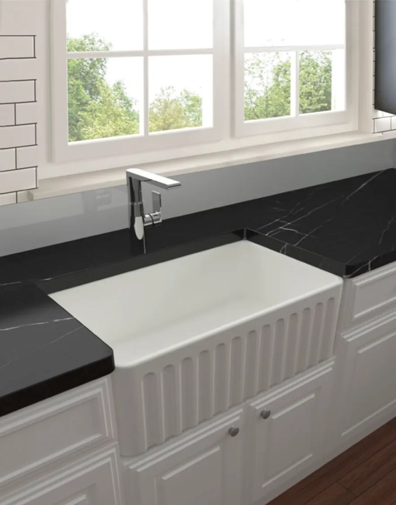 Νεροχύτης Bocchi Farmhouse 1602-Leuko