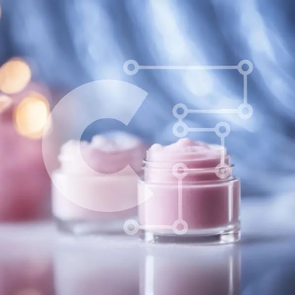 Σετ των 2 Intra Συλλεκτικό Ξύλινο Παζλ Plywood  4mm - Ροζ κρέμα βάζα σε ένα τραπέζι με φώτα Σε Ξύλινο Κουτί - Διαστάσεις: 10x10 cm – 25 κομμάτια