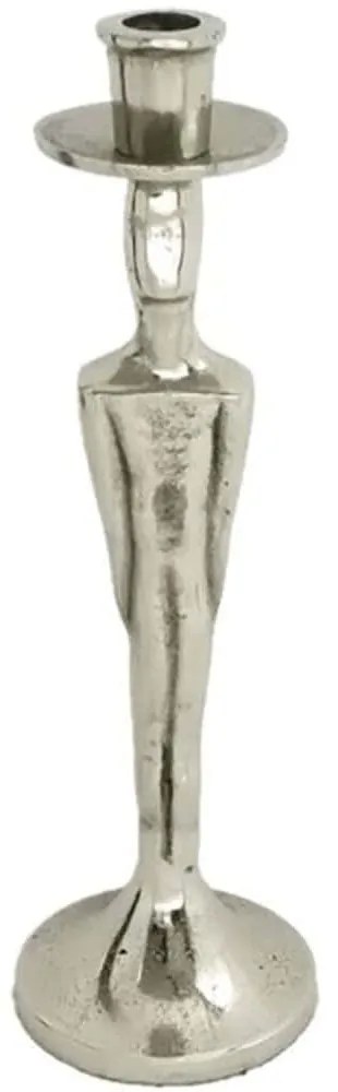 Κηροπήγιο Herr 027045 11x11x32cm Silver Αλουμίνιο