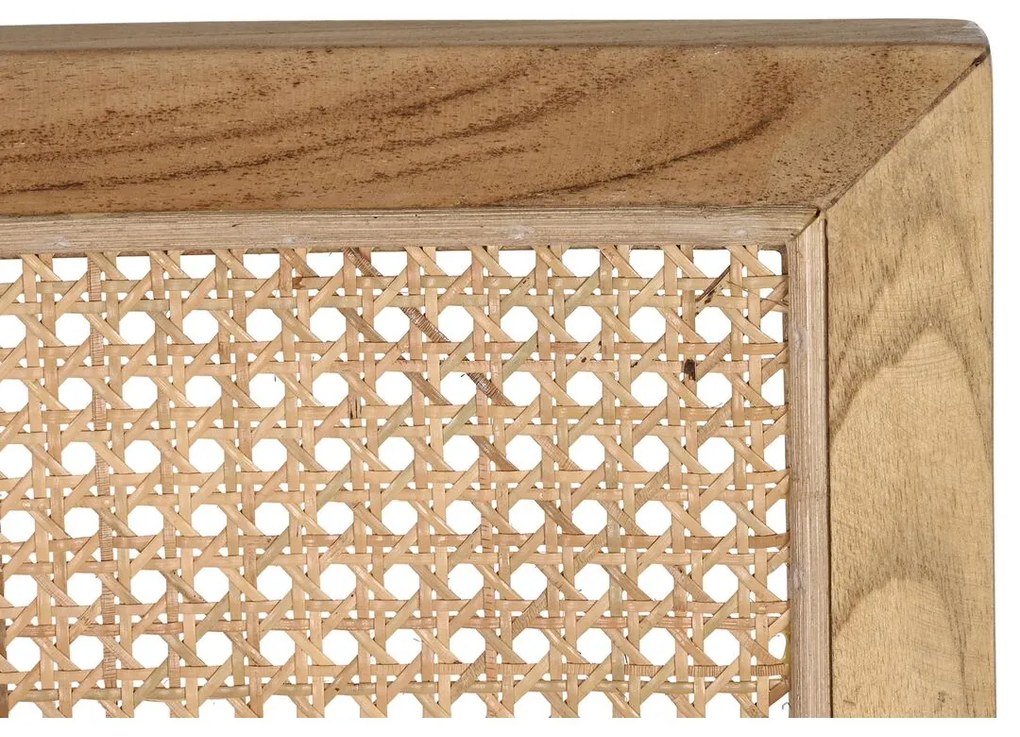 Καρέκλα Τραπεζαρίας DKD Home Decor Φυσικό Ξύλο Τικ ρατάν (58 x 56 x 82 cm)