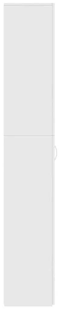 vidaXL Ντουλάπα Γραφείου Λευκή 60 x 32 x 190 εκ. από Επεξ. Ξύλο