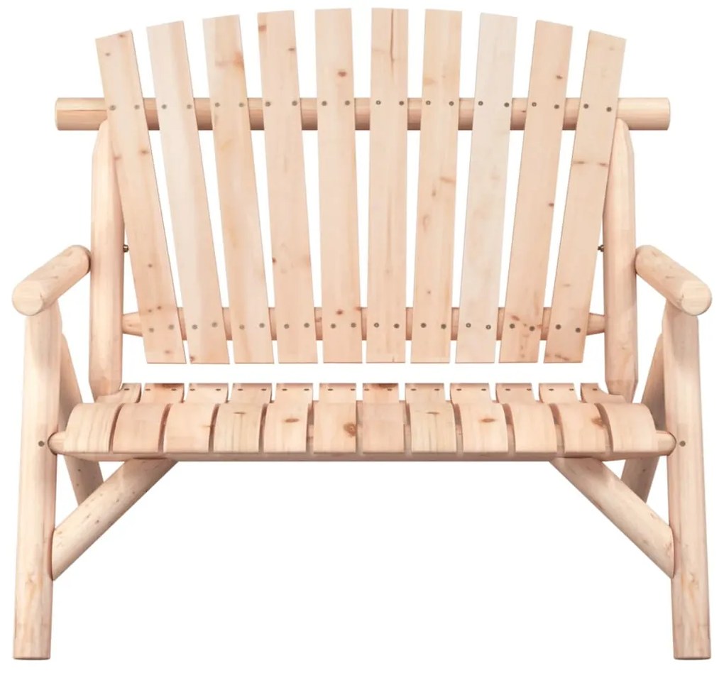 vidaXL Παγκάκι Κήπου Διθέσιο 119 x 85 x 98 εκ. Μασίφ Ξύλο Ερυθρελάτης