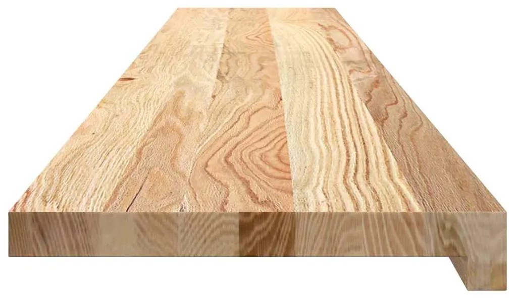 vidaXL Περβάζια παραθύρων 2 τεμ. 140x30x2 εκ. Ακατέργαστο Μασίφ Δρυός
