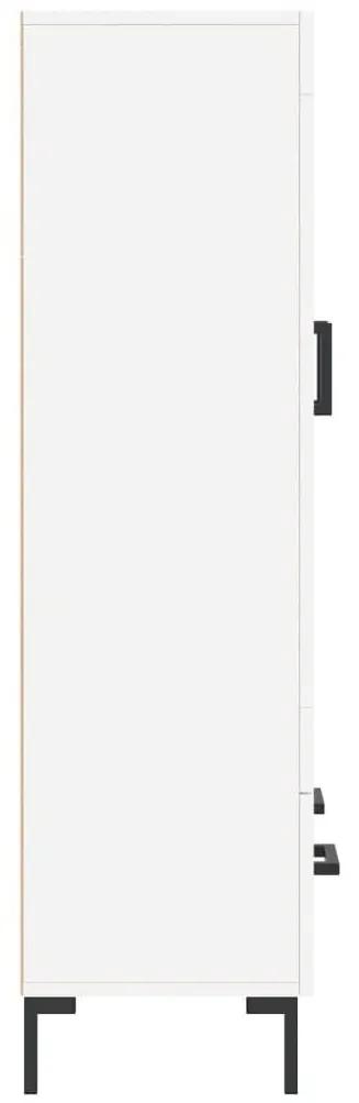 Ντουλάπα Λευκή 69,5 x 31 x 115 εκ. από Επεξεργασμένο Ξύλο - Λευκό