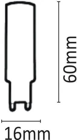 Λαμπτήρας LED InLight G9 10W 4000K