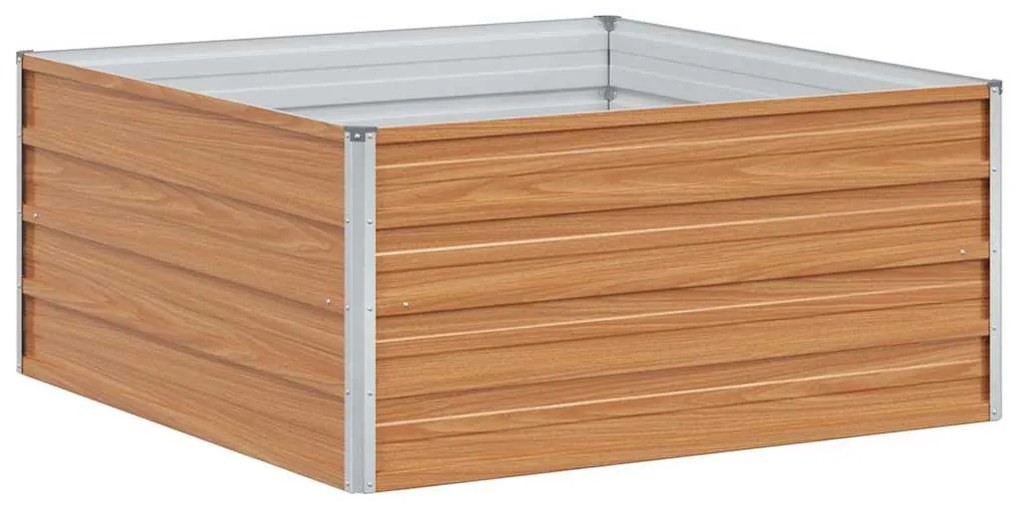 vidaXL Υπερυψωμένη Ζαρντινιέρα Ανοιχτό καφέ 100 x 100 x 45 cm