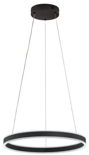 Κρεμαστό Φωτιστικό Οροφής LED 40W Sirko Μαύρο 2700-6500K 61047 Fischer Honsel-61047-Μαύρο 61047