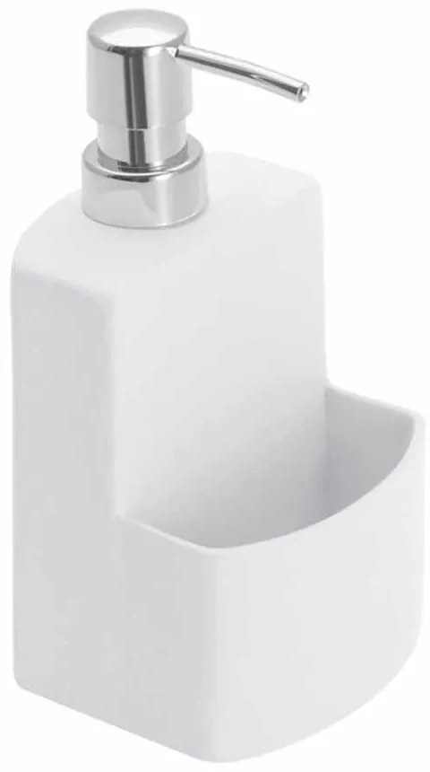 Δοχείο Υγρού Πιάτων + Θήκη Για Σφουγγάρι Wenko Festival White 3620115100