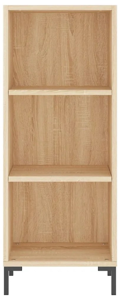 vidaXL Μπουφές Sonoma δρυς 34,5 x 34 x 180 εκ. από Επεξεργασμένο Ξύλο