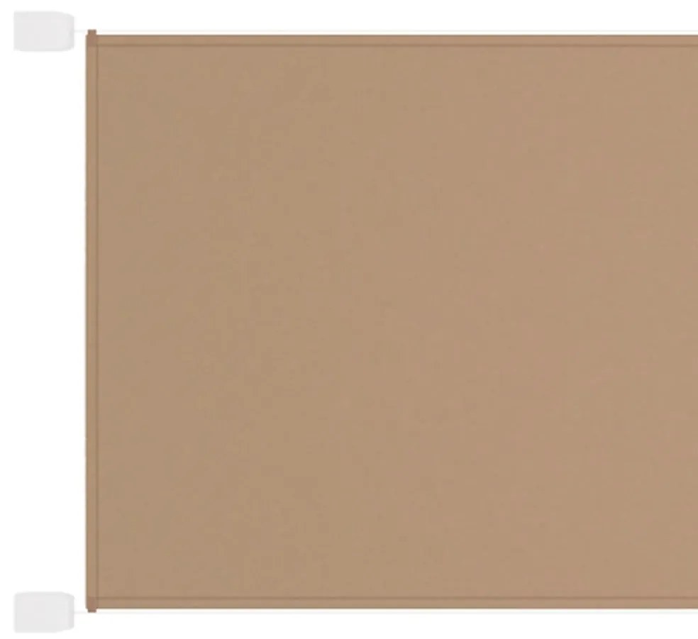 vidaXL Τέντα Κάθετη Taupe 180 x 1200 εκ. από Ύφασμα Oxford