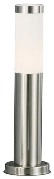 Επιδαπέδιο Φωτιστικό Κολώνα 1xΕ27 45cm IP44 Οπάλ Γυαλί Boston Globo Lighting-3158-Ασημί 3158