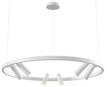 Κρεμαστό Φωτιστικό Οροφής με Σποτ Satellite MOD102PL-L42 Maytoni-MOD102PL-L42W-Λευκό MOD102PL-L42W