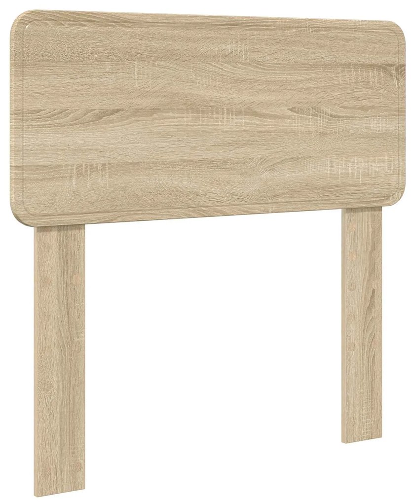 vidaXL Σκελετός Κρεβατιού Δρύς Sonoma 90 x 200 cm Στερεά ξυλεία πεύκου