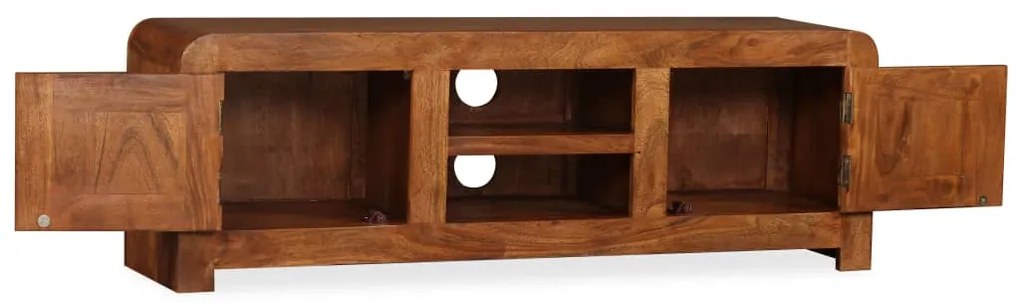 vidaXL Έπιπλο Τηλεόρασης 120x30x40 εκ Μασίφ Ξύλο με Μελί Φινίρισμα
