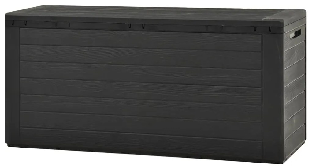 vidaXL Μπαούλο Αποθήκευσης Κήπου Ανθρακί 116 x 44 x 55 εκ.
