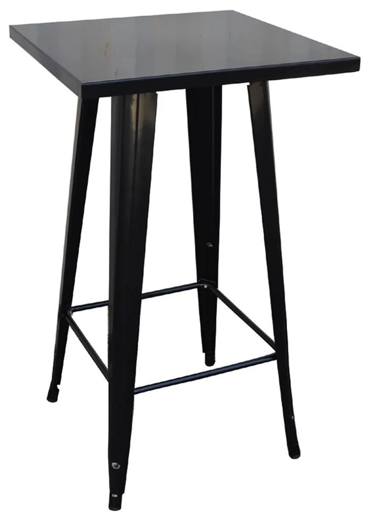 Τραπέζι Bar Relix Antique Black  Ε5203,10 60Χ60Χ101 cm Metal