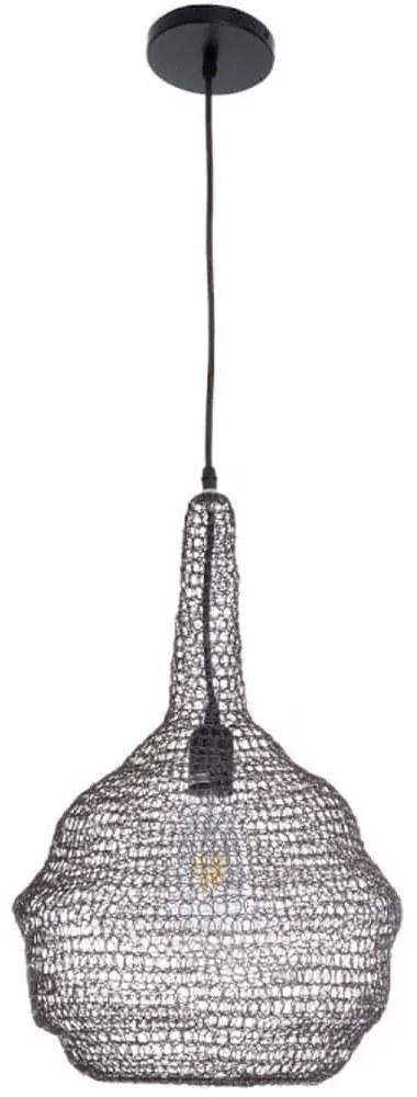 Φωτιστικό Οροφής Kentucky 01881 30x30x50cm 1xE27 Brown GloboStar
