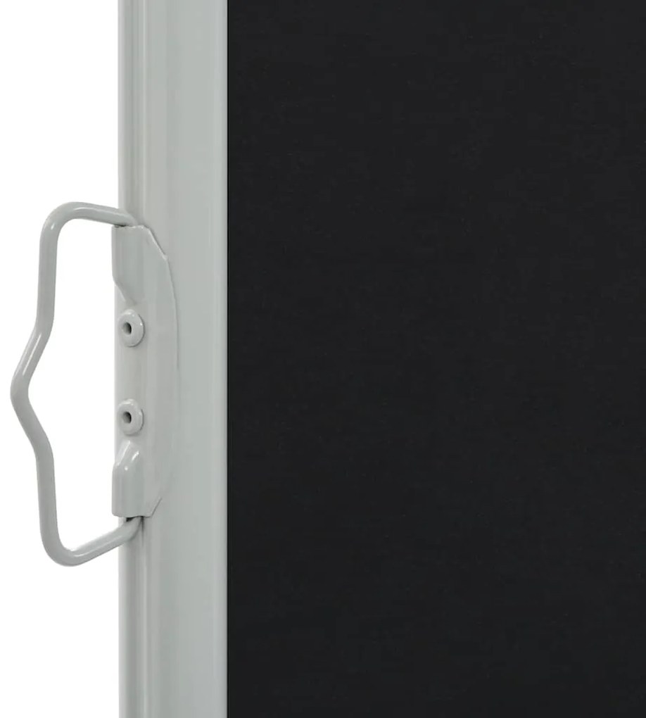 vidaXL Σκίαστρο Πλαϊνό Συρόμενο Βεράντας Μαύρο 120 x 300 εκ.