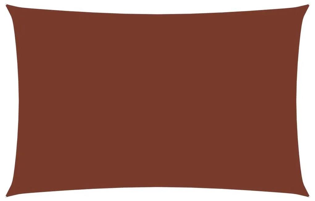 Πανί Σκίασης Ορθογώνιο Τερακότα 2 x 5 μ. από Ύφασμα Oxford - Πορτοκαλί