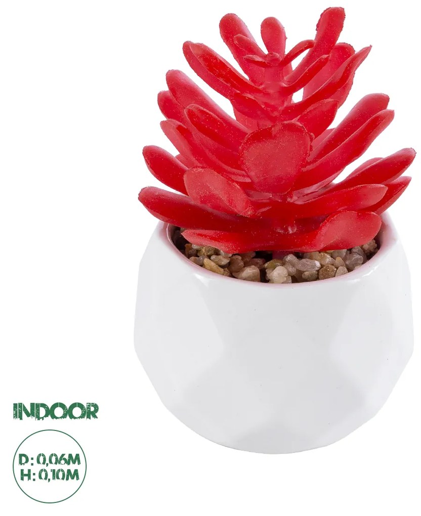 Artificial Garden SUCCULENT CRASSULA 20985 Διακοσμητικό Φυτό Παχύφυτο Κράσουλα Υ10cm