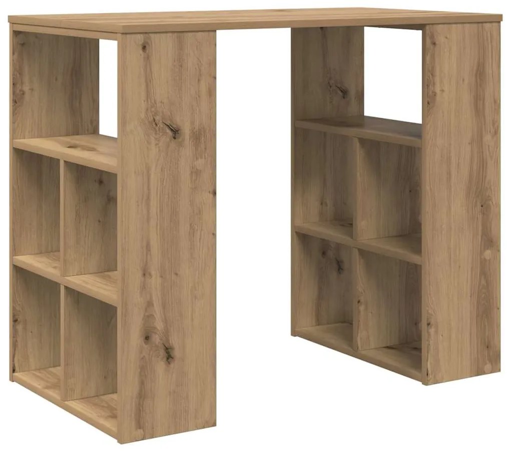 vidaXL Γραφείο artisan δρυς 90 x 50 x 75 εκ. Επεξεργασμένο ξύλο