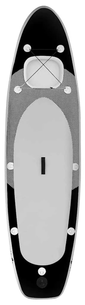 vidaXL Σανίδα SUP Φουσκωτή Σετ Μαύρη 360 x 81 x 10 εκ.