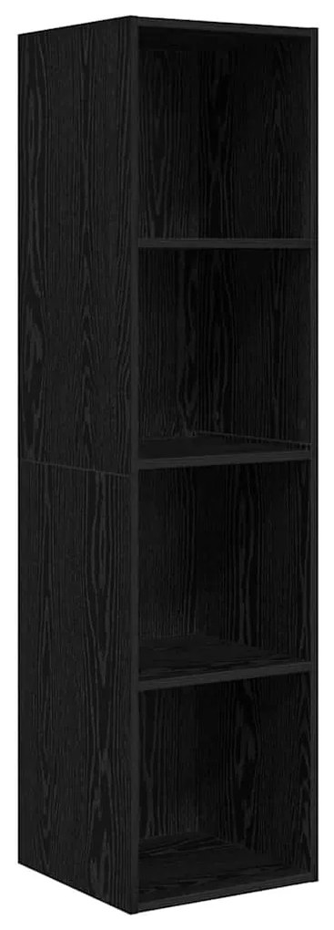 vidaXL Σετ επίπλου τηλεόρασης 4 pcs Μαύρη δρυς 37 x 37 x 142.5 εκ