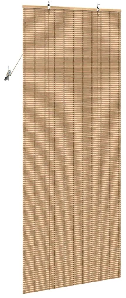 vidaXL Ρολά και Σκίες Παραθύρων Ανοιχτό καφέ 90 x 220 cm Μπαμπού