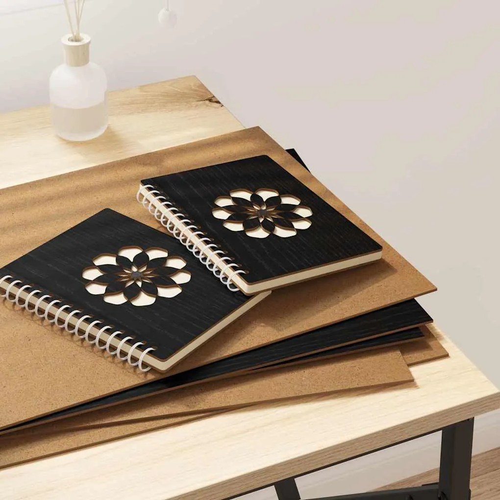 vidaXL Διακοσμητικά Πάνελ 50 pcs Μαύρη δρυς 30 x 42 x 0.3 εκ