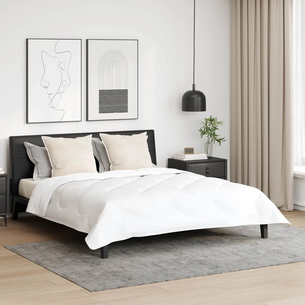 Μαξιλάρι με μαξιλάρι 2 pcs Λευκό 80 x 80 cm Βαμβάκι