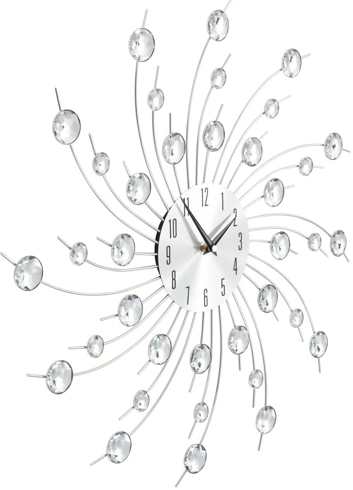 vidaXL Ρολόι Τοίχου Μοντέρνο 50 εκ. με Μηχανισμό Quartz