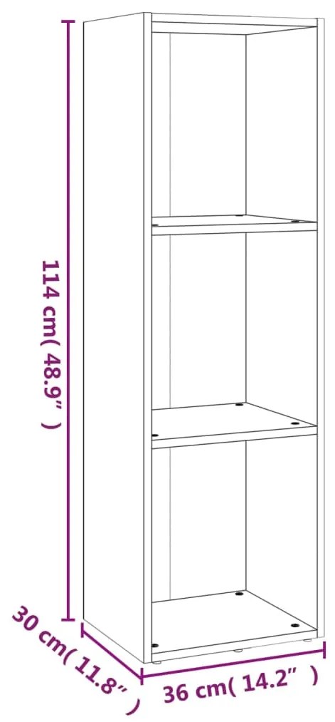 ΒΙΒΛΙΟΘΗΚΗ/ΈΠΙΠΛΟ ΤΗΛΕΟΡΑΣΗΣ ΓΚΡΙ SONOMA 36X30X114ΕΚ ΕΠΕΞ. ΞΥΛΟ 826656