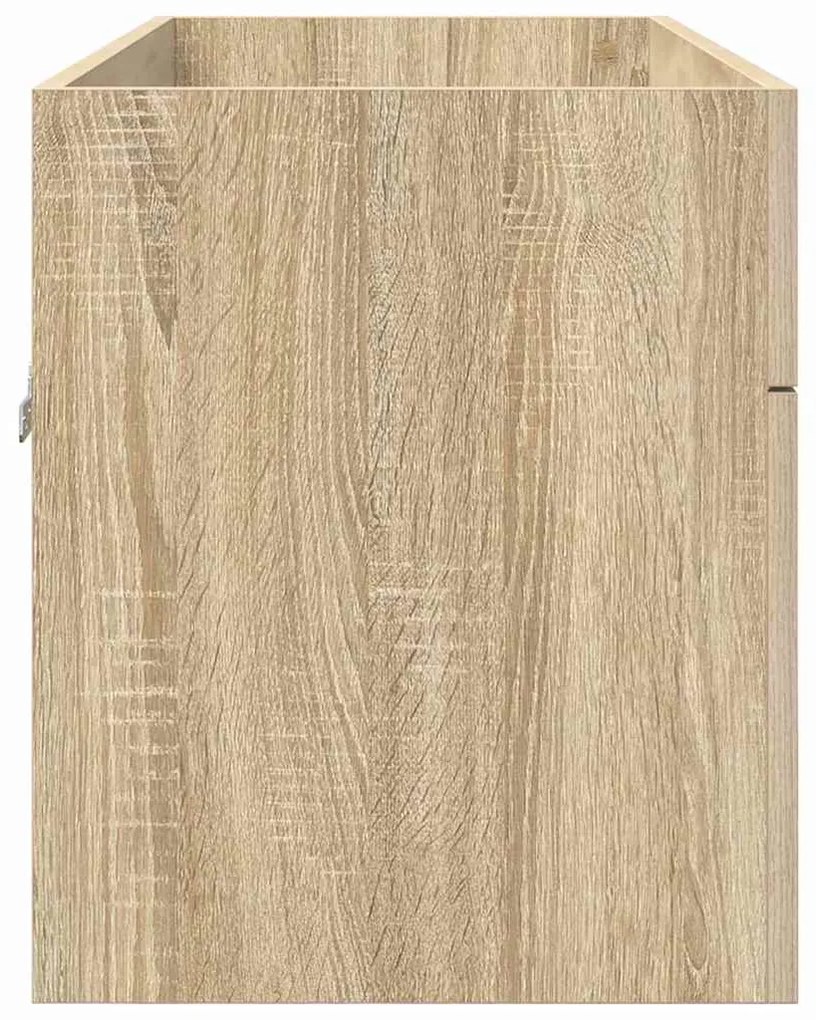 vidaXL Ντουλάπι νιπτήρα Επιτοίχιο Δρύς Sonoma 38,5 x 100 x 46 εκ.