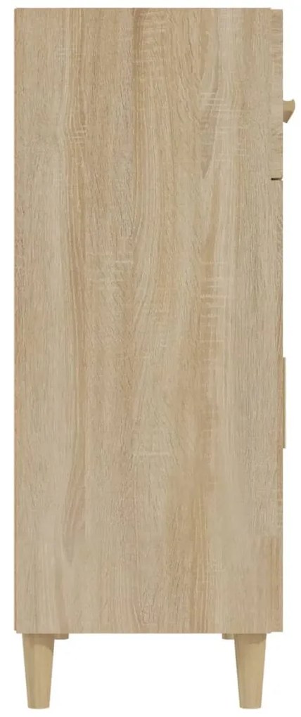 vidaXL Μπουφές Sonoma Δρυς 69,5 x 34 x 89 εκ. από Επεξεργασμένο Ξύλο