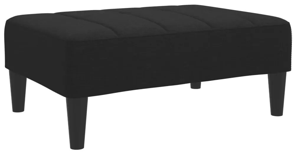 vidaXL Υποπόδιο Μαύρο 77x55x31 εκ. Υφασμάτινο