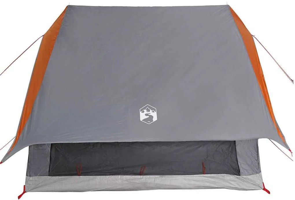 vidaXL Σκηνές Γκρι και πορτοκαλί 220 x 233 x 184 εκ Πολυεστέρας