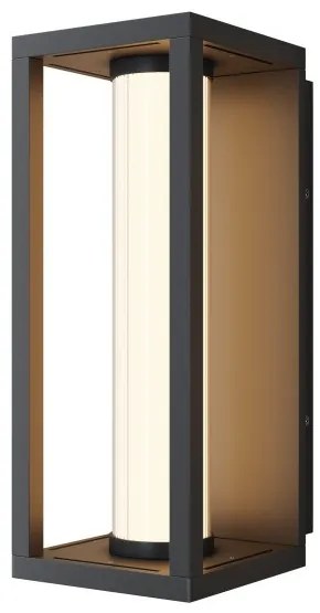 Απλίκα Φωτιστικό Τοίχου LED 12W Μαύρο ΙΡ54 Expo O480WL-L12B3K Maytoni-O480WL-L12B3K-Μαύρο O480WL-L12B3K