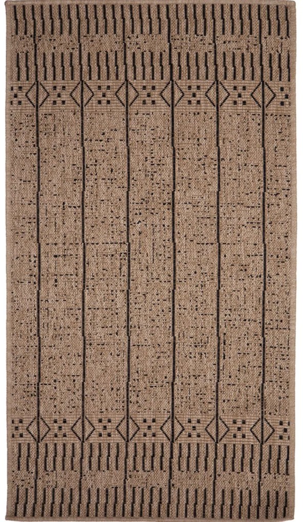 Χαλί Ψάθινο Avanos 9004 Black Royal Carpet 80X150cm